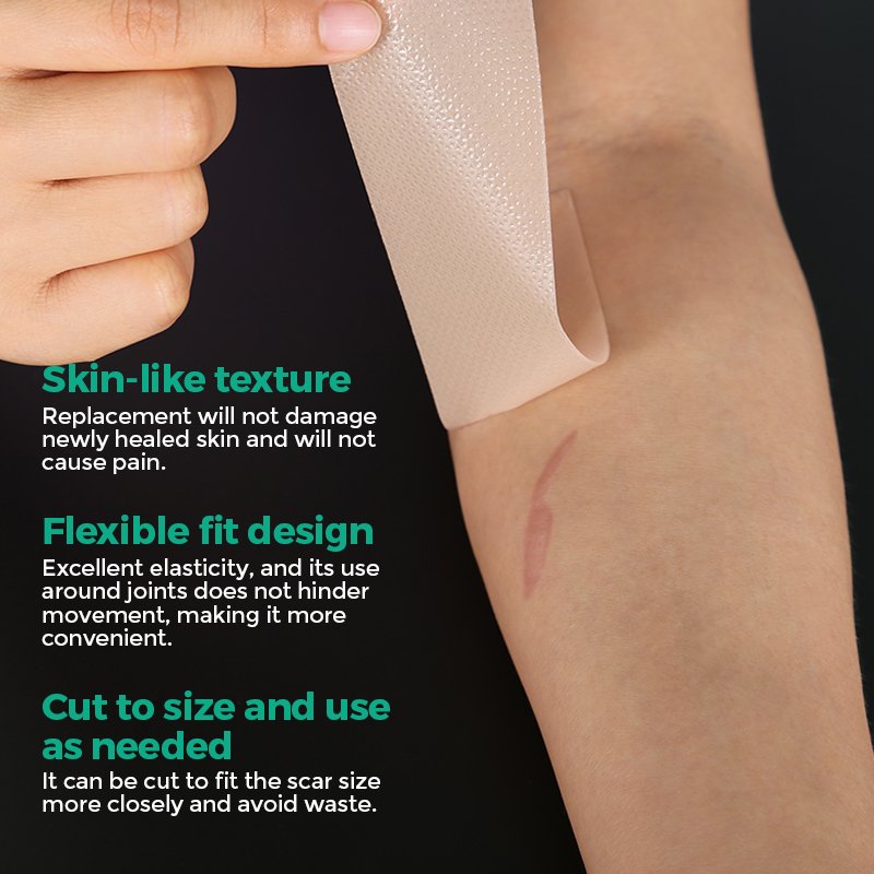 Cerotti e nastro in gel di silicone al collagene per le cicatrici - 6